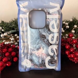 Casely Deep Sea Blue Marble iPhone 16 Pro Case